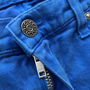 Gucci Jeans, Cobalt Blue, Size 46 (fits like a 6 W or 32 M)